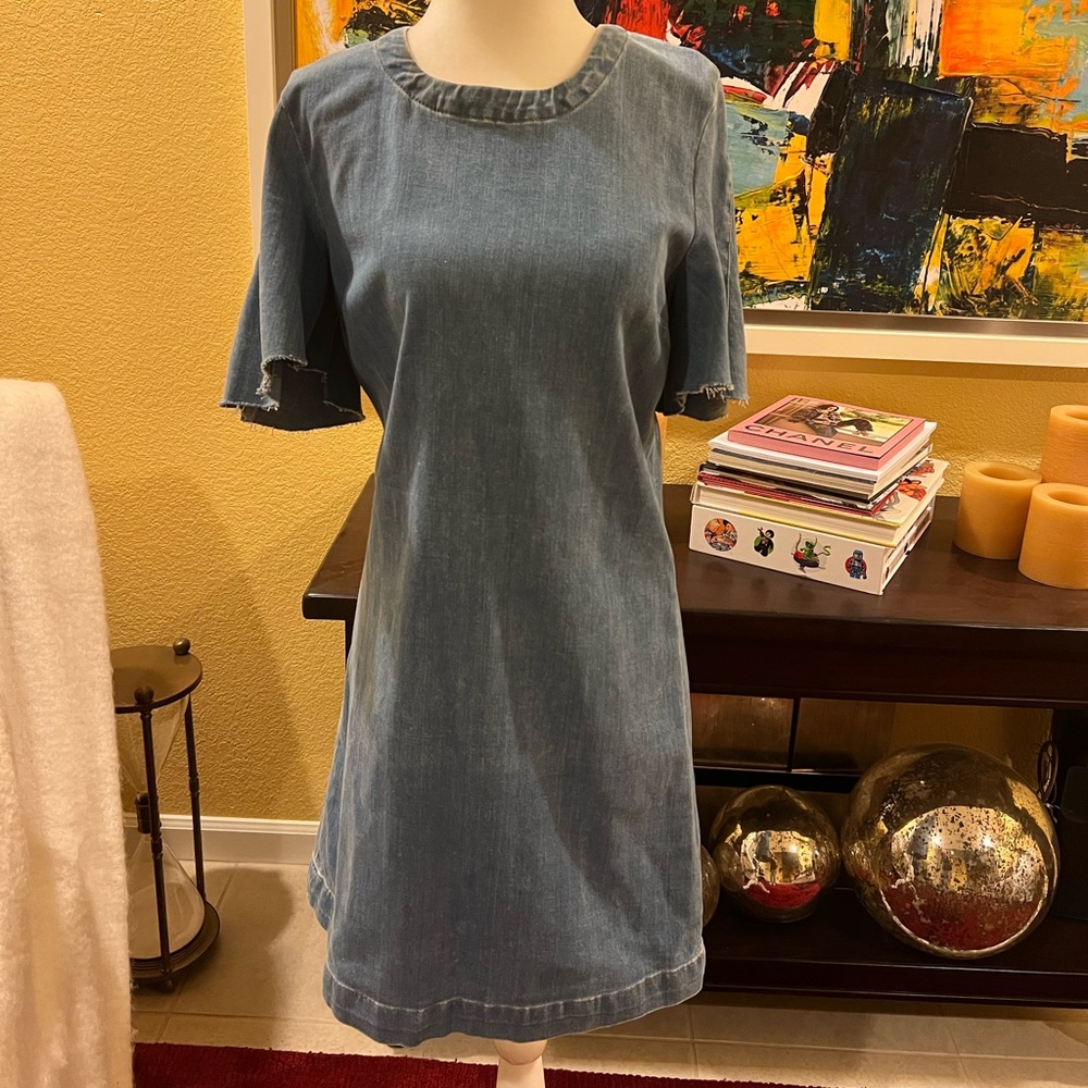 New Theory dress, denim style with tag